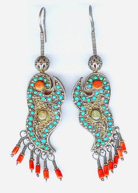 Earrings from Uzbekistan