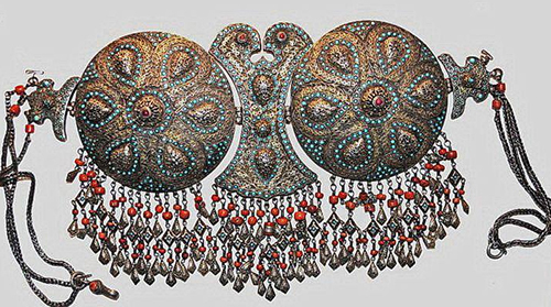 Headdress (Siradjna) from Uzbekistan