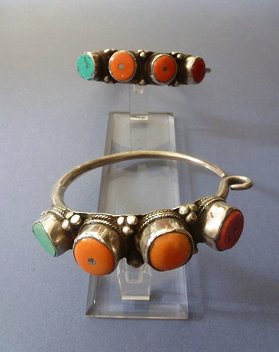 Earrings from Tibet