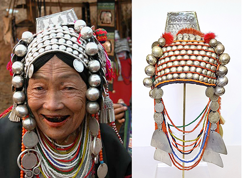 Loimi-Akha Headdresses from Thailand