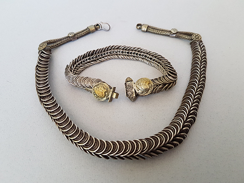 Necklace and Bracelet from India